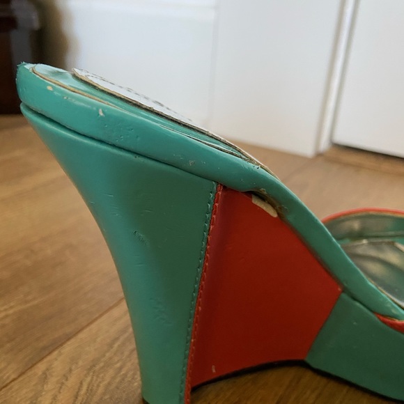2/20 color block platform heels - Picture 5 of 7